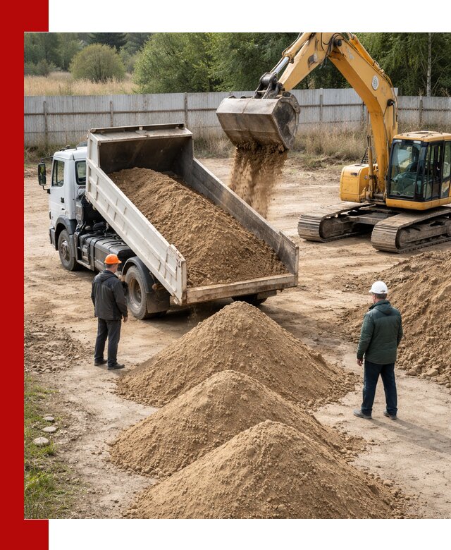 Доставка супеси вагонными и автопартиями в Норильске