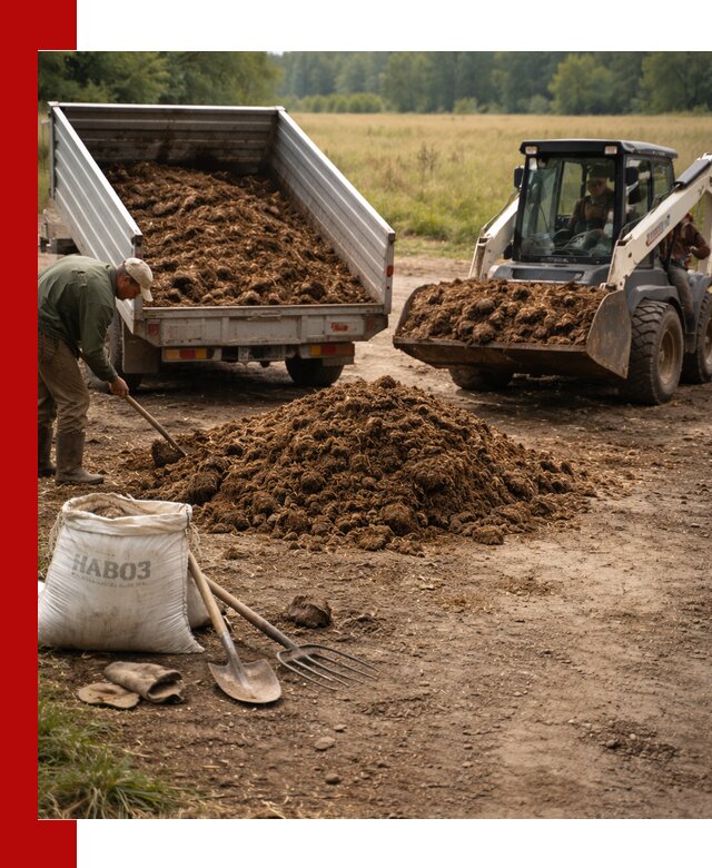 Доставка конского навоза в Норильске с разгрузкой и доставкой на объект