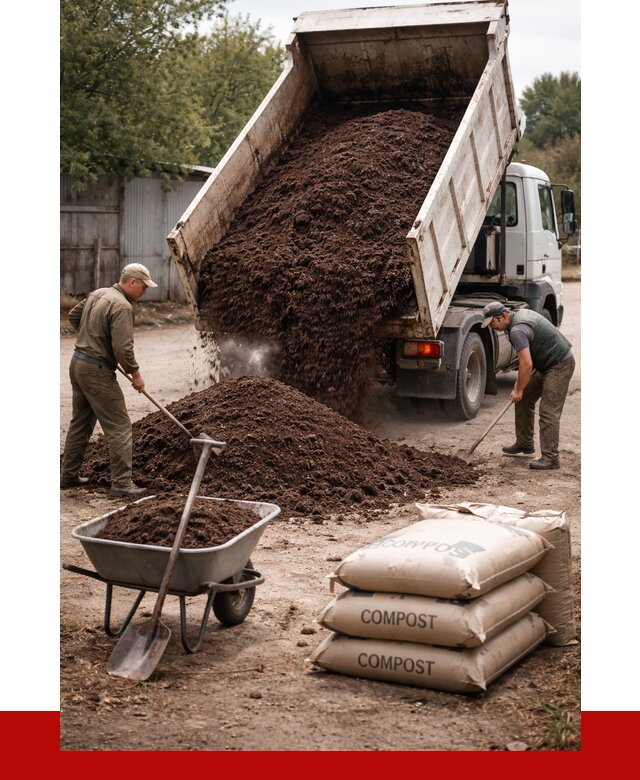 Купить компост в Норильске от 4362 р. за куб с доставкой | ПРОНЕРУДНрл