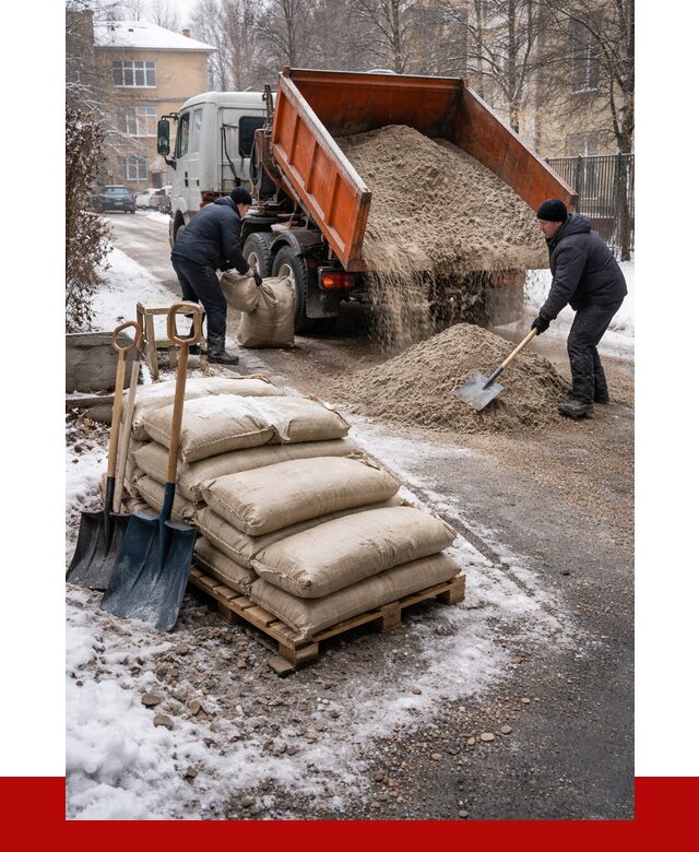 Противогололедные материалы оптом в Норильске от 4362 р. | ПРОНЕРУДНрл
