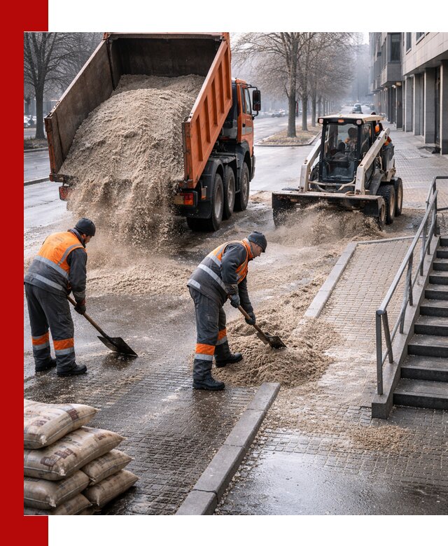 Поставка противогололедных материалов в Норильске