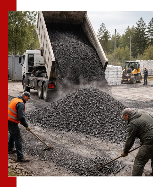 Доставка и продажа асфальтного гранулята в Норильске
