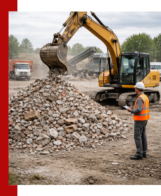 Доставка и вывоз строительного боя в Норильске