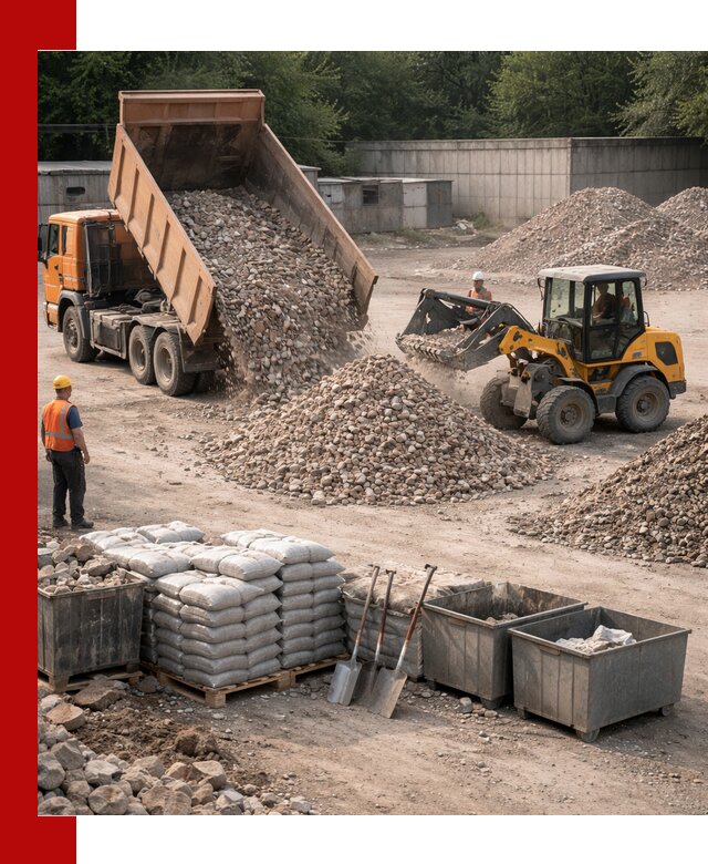 Вторичные материалы для отсыпки в Норильске — поставка и доставка