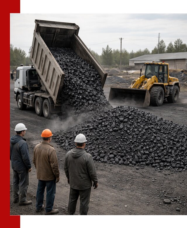 Доставка угля антрацита в Норильске с самосвалами и погрузкой