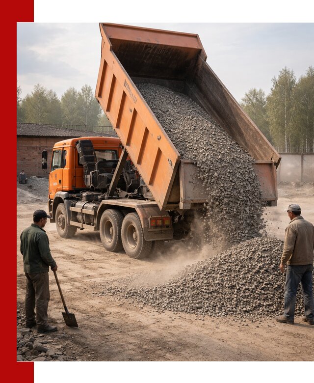 Доставка самосвалом 20 м3 в Норильске быстро и надежно