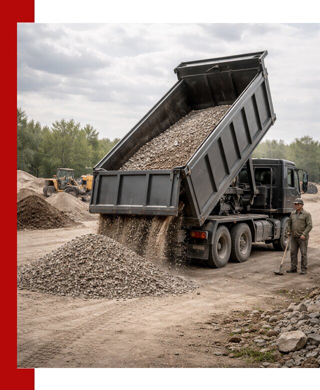 Доставка самосвалом 30 м3 по выгодным ценам в Норильске