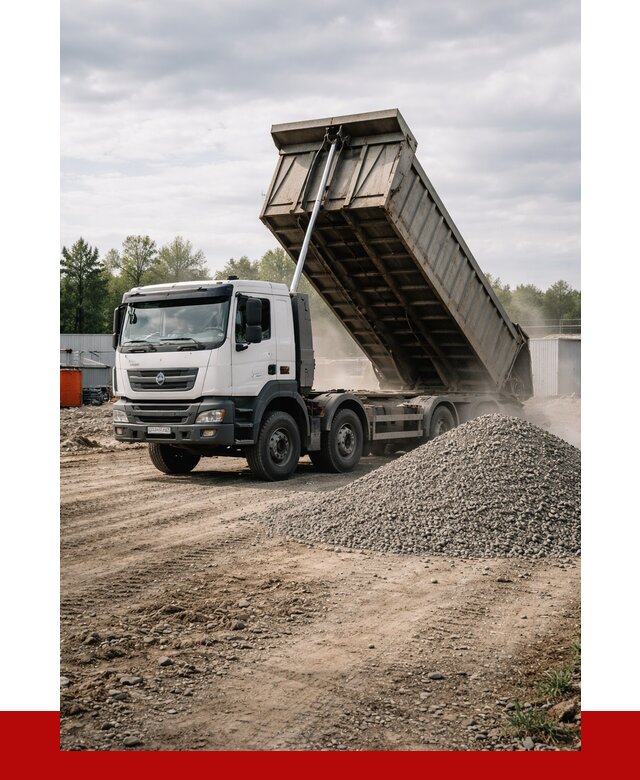 Доставка самосвалом 40 кубов в Норильске от 9347 р. | ПРОНЕРУДНрл