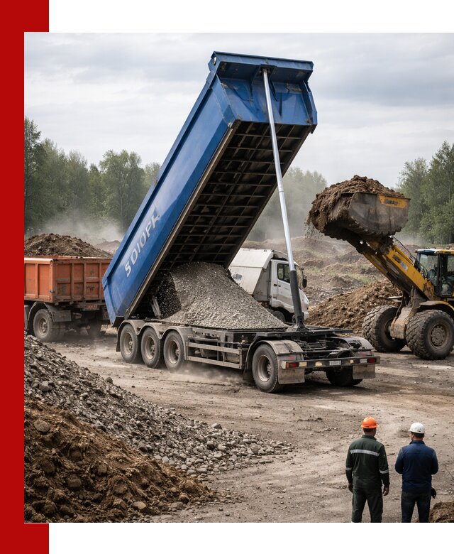 Аренда тонар 40 тонн в Норильске с доставкой материалов