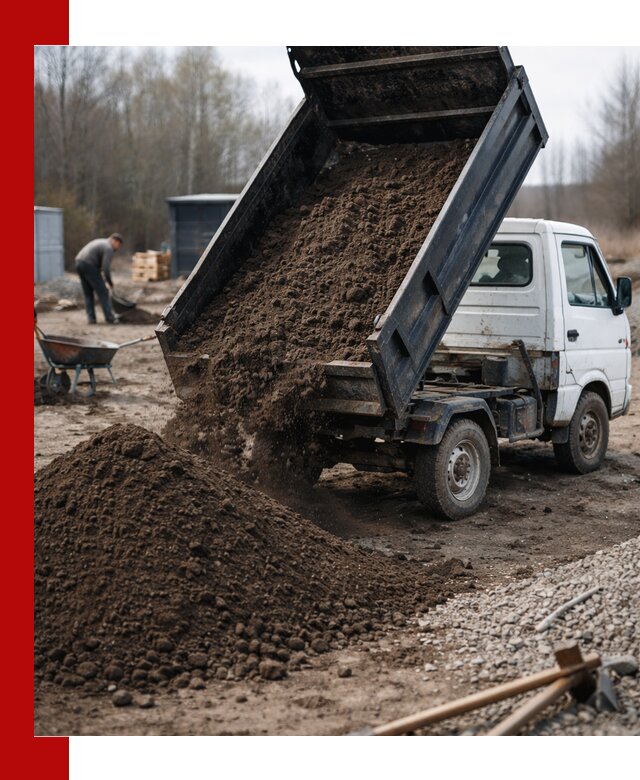 Аренда минисамосвала в Норильске для доставки сыпучих материалов