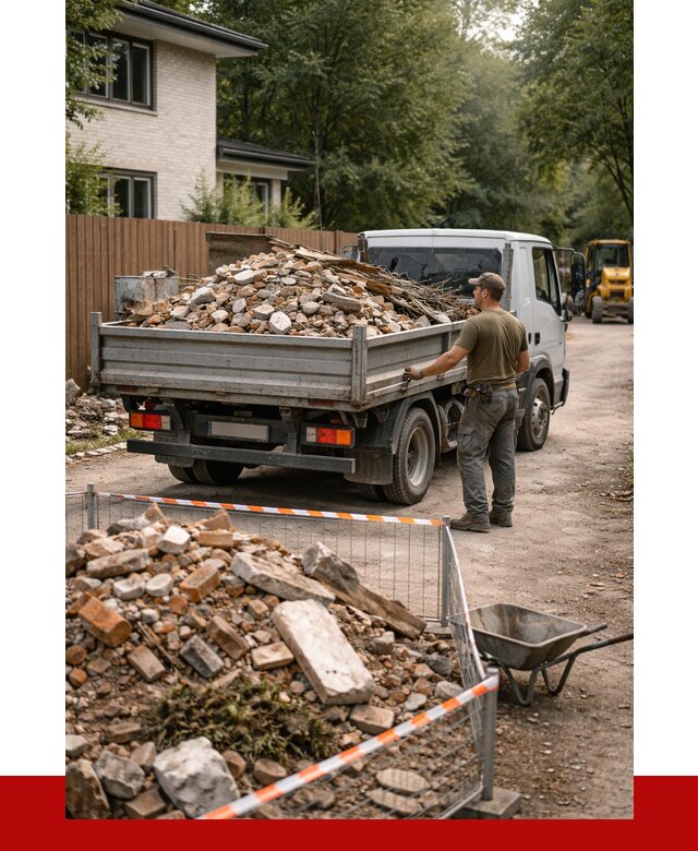 Вывоз строительного мусора с погрузкой в Норильске от 7789 р | ПРОНЕРУДНрл