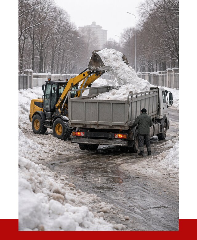 Вывоз снега с погрузкой в Норильске от 3635 р. ПРОНЕРУДНрл