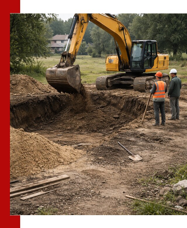 Рытье котлована под фундамент в Норильске (быстро и недорого)