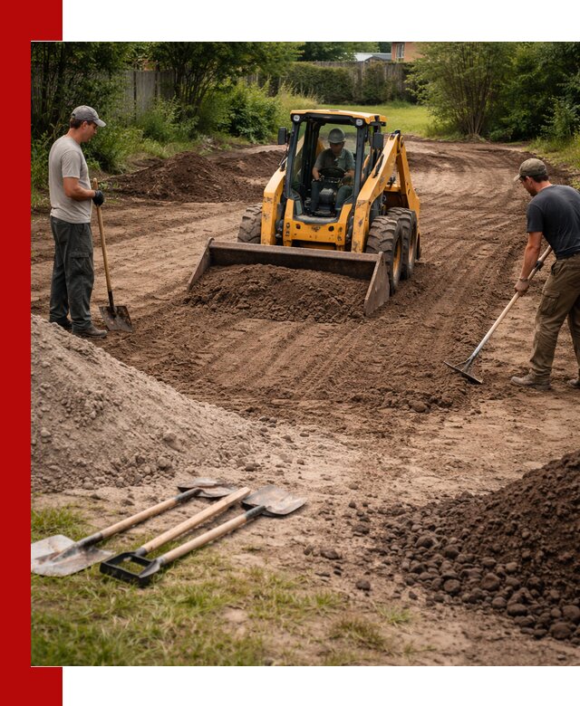 Планировка участка грунтом с вывозом и доставкой в Норильске