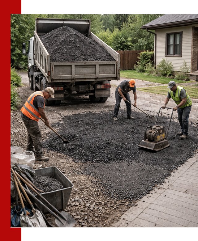 Асфальтовая крошка для двора с доставкой в Норильске